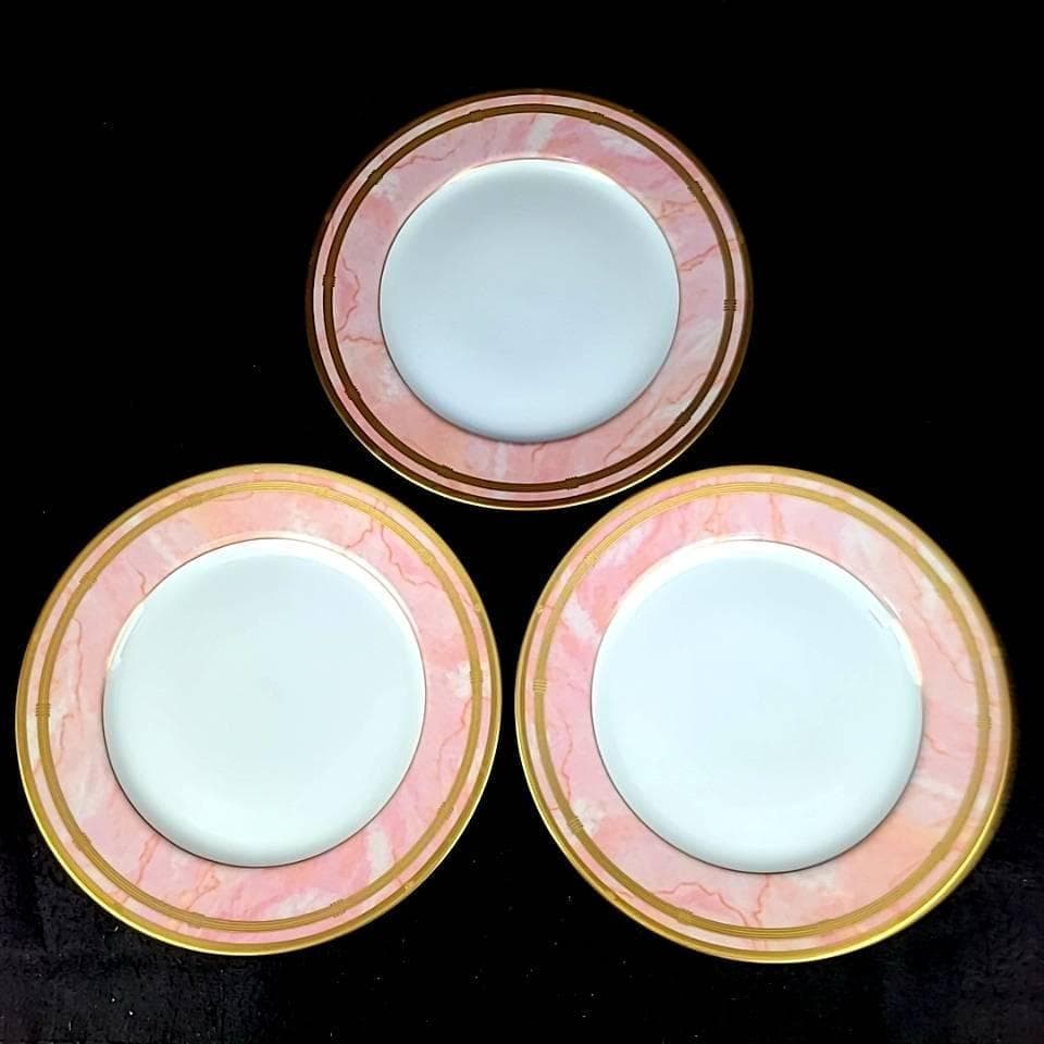 /良品/Dior　マーブルローズ　ディナープレート　6枚　大皿 1