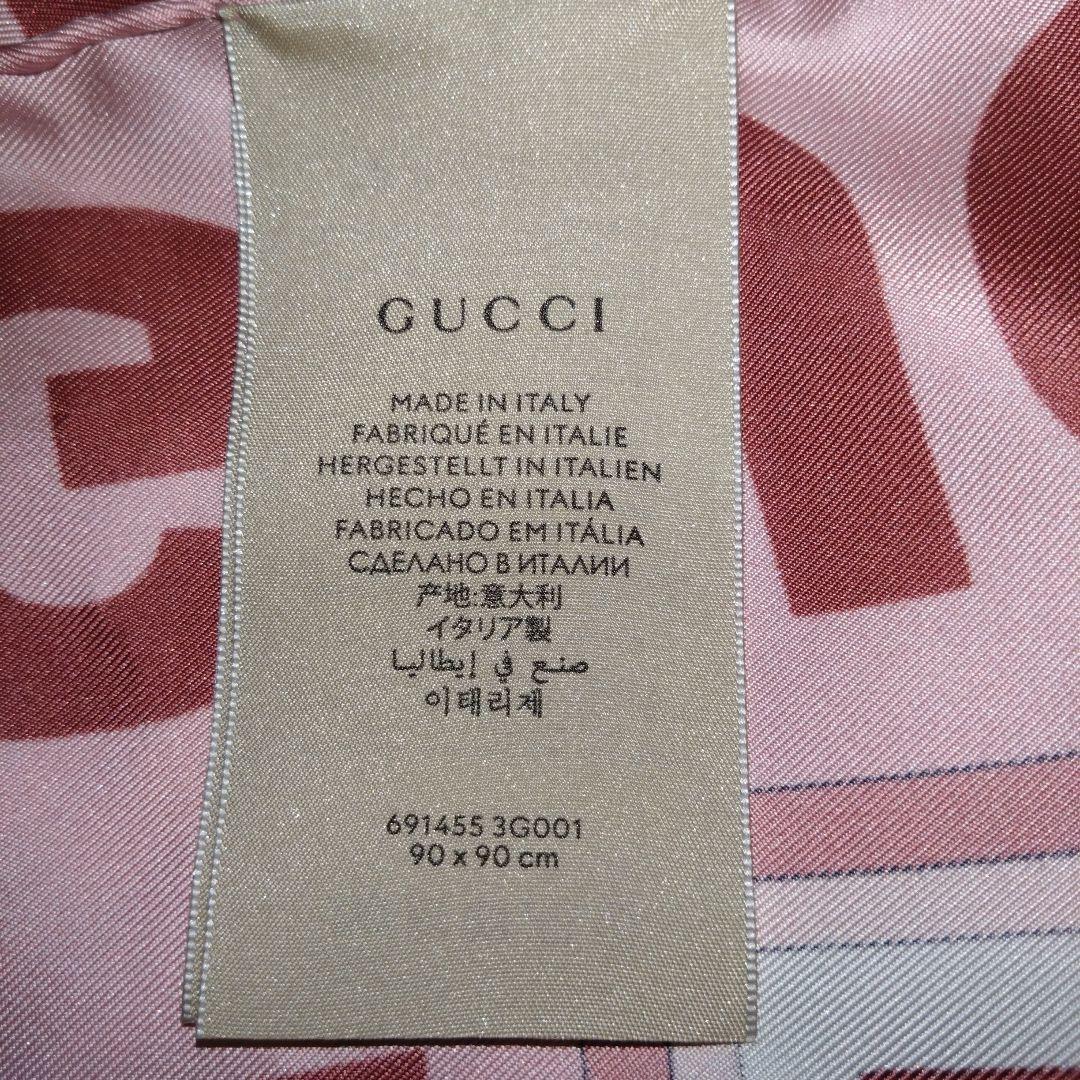美品　GUCCI　シルク　スカーフ