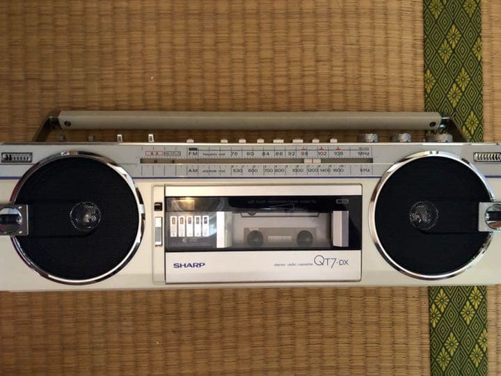 ポータブルプレーヤー SHARP stereo radio cassette QT7-DX