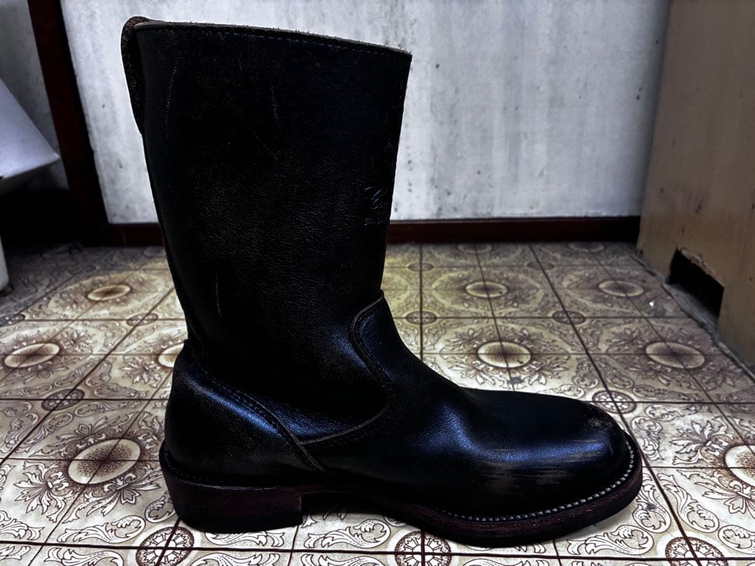 コールブラック エンジニアブーツ クロムエクセル 茶芯