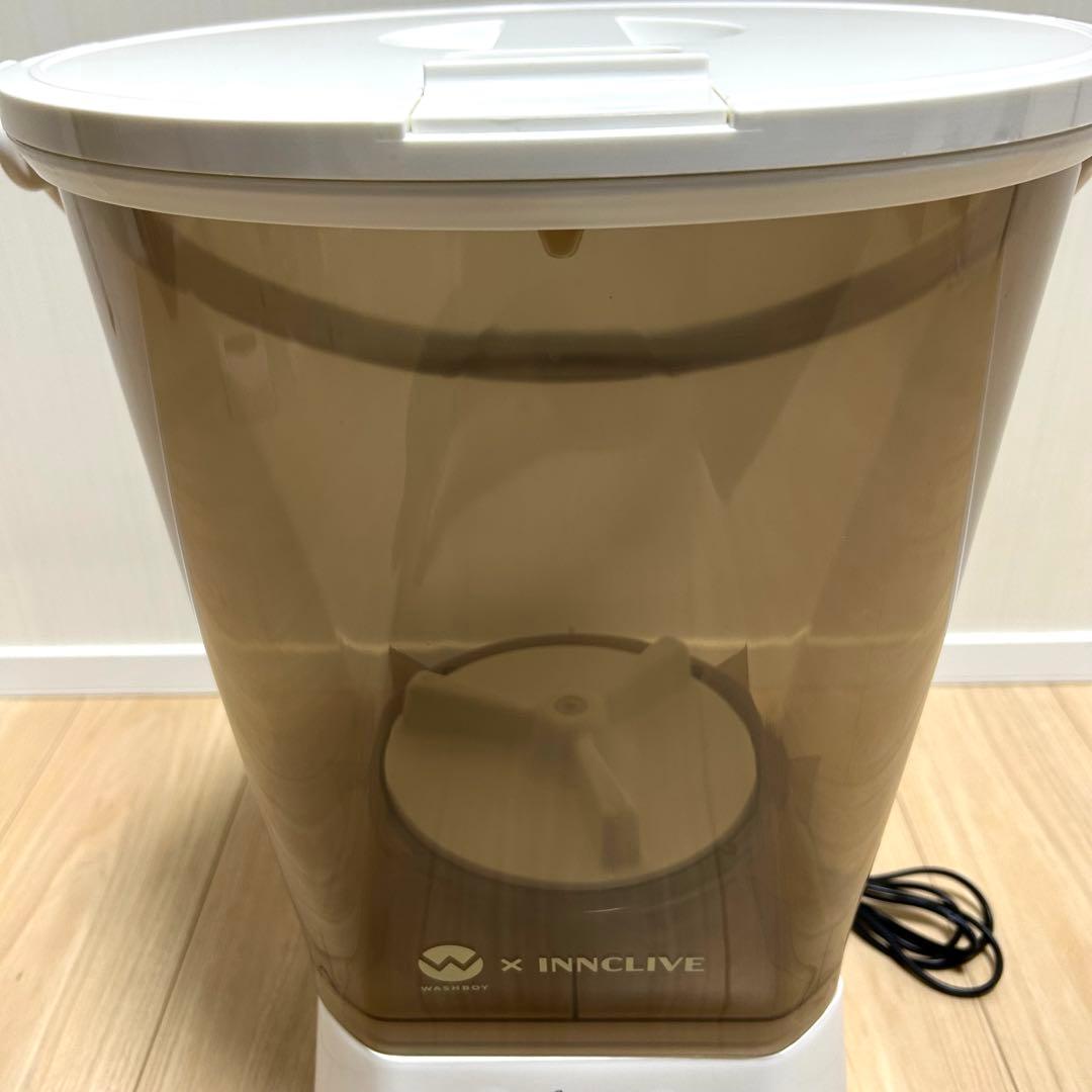 【美品】ウォッシュボーイ×INNCLIVE バケツ型洗濯機 2025年製