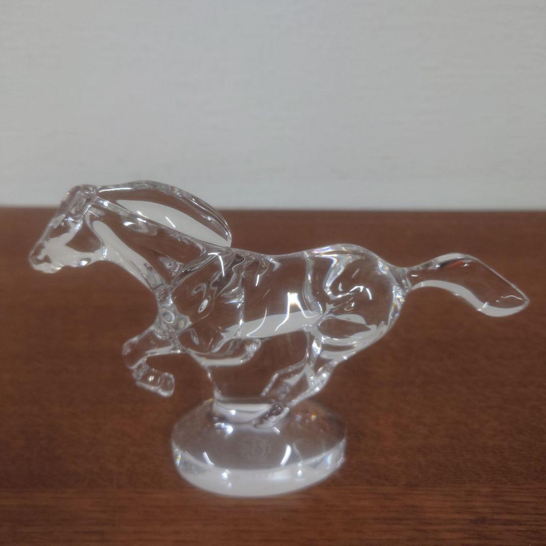 Baccarat　バカラ　干支　馬　置物
