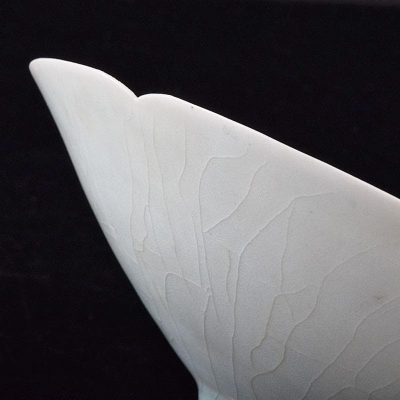 中国　影青　青白釉　陽刻　花文　輪花鉢　2点まとめて　M　R7770