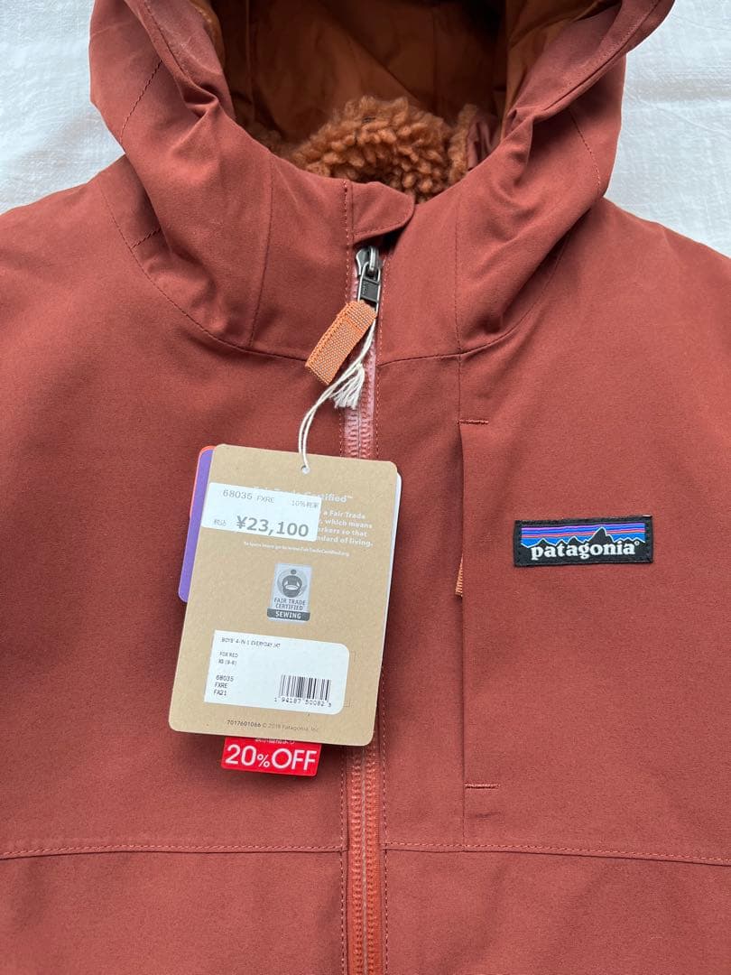 Patagonia キッズ・フォーインワン・エ ブリデージャケット XS 5-6