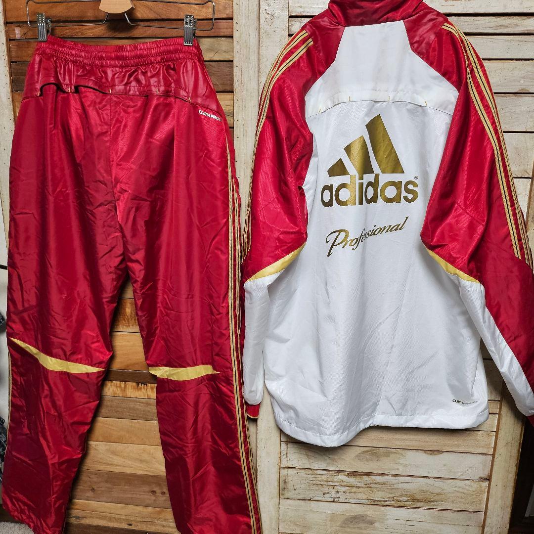 アディダス プロフェッショナル ウィンドブレーカー 上下セット Oサイズ