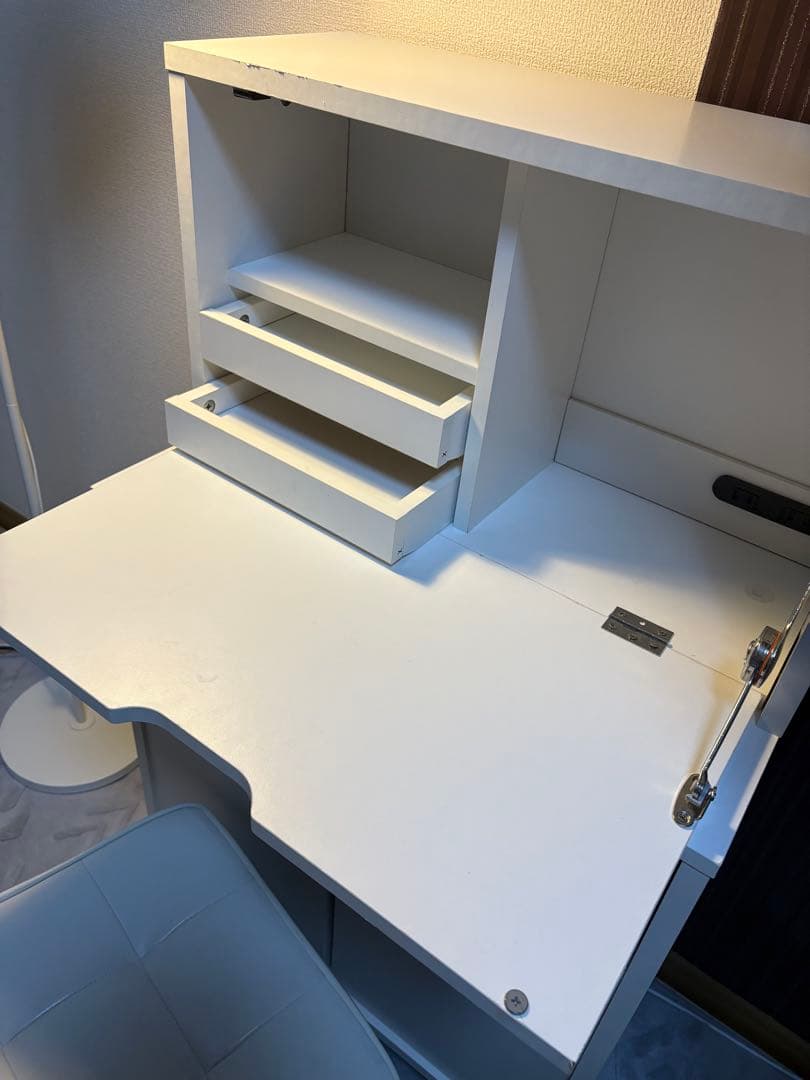 ロウヤ　LOWYA ドレッサー　収納ドレッサー　ホワイト