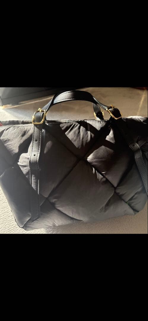 gready brilliant Vキルトナイロントートバッグ