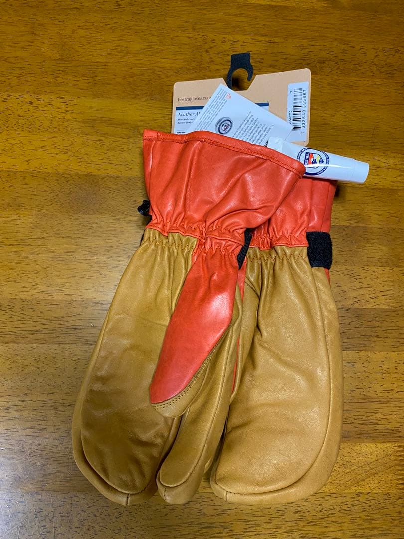 送料無料 タグ付新品 国内正規品 HESTRA ヘストラ 3フィンガーフルレザー