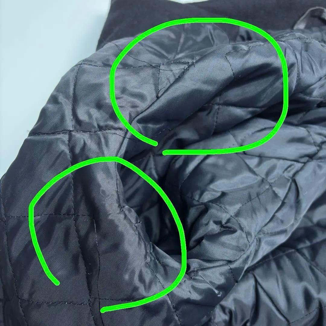 ショット シングル ピーコート キルティング メルトンウール 40 Schott