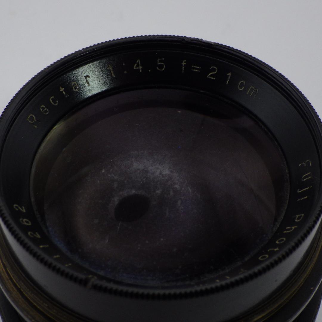 Fuji Rectar 1:4.5 f=21cm レンズ　中古美品