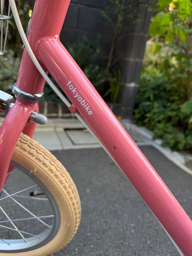TOKYO BIKE 補助輪付 16インチ ピンク[都内直接引渡可］