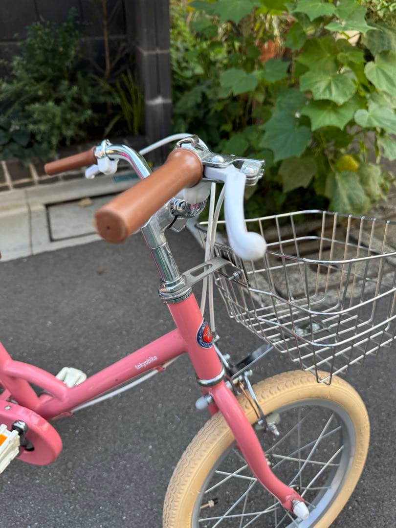 TOKYO BIKE 補助輪付 16インチ ピンク[都内直接引渡可］