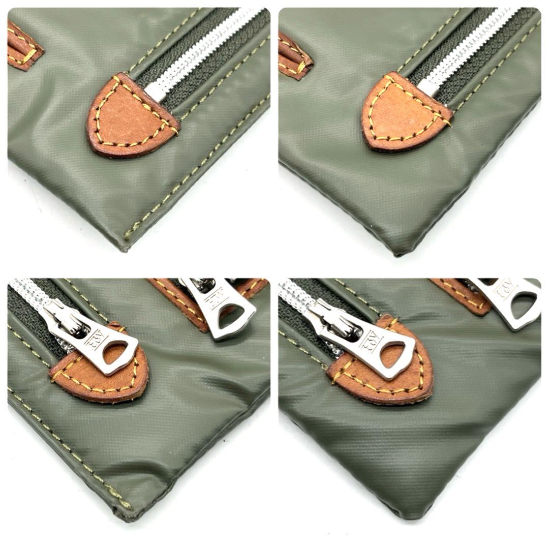 【未使用級 極美品 超希少】ハンティングワールド オフロードライン マルチポーチ