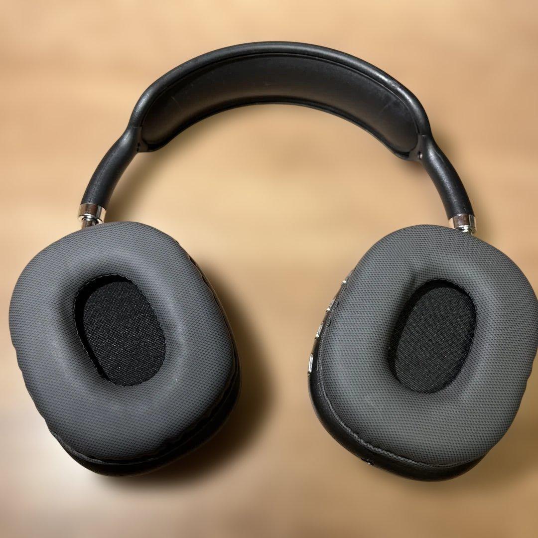 ワイヤレスヘッドフォン ブラック