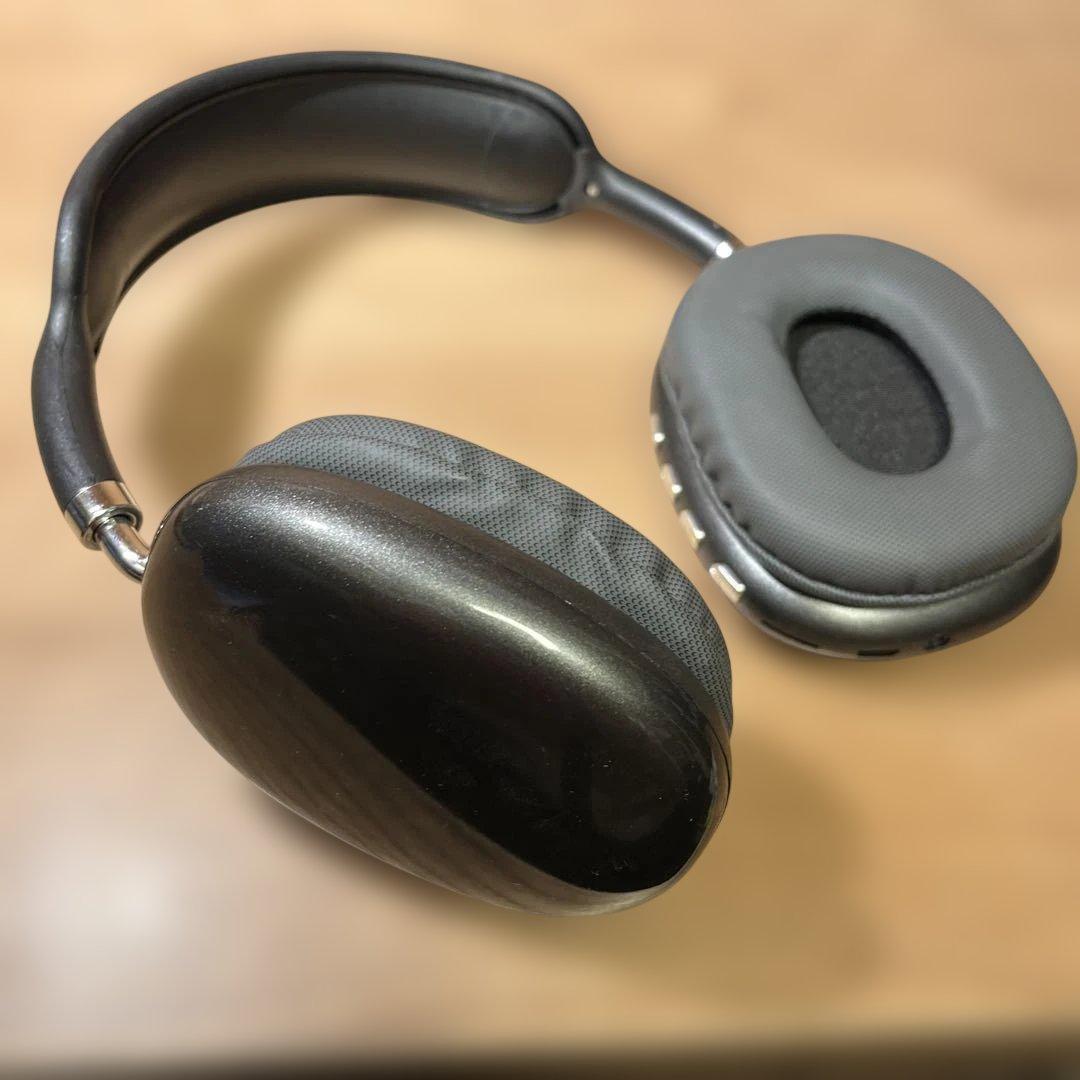 ワイヤレスヘッドフォン ブラック