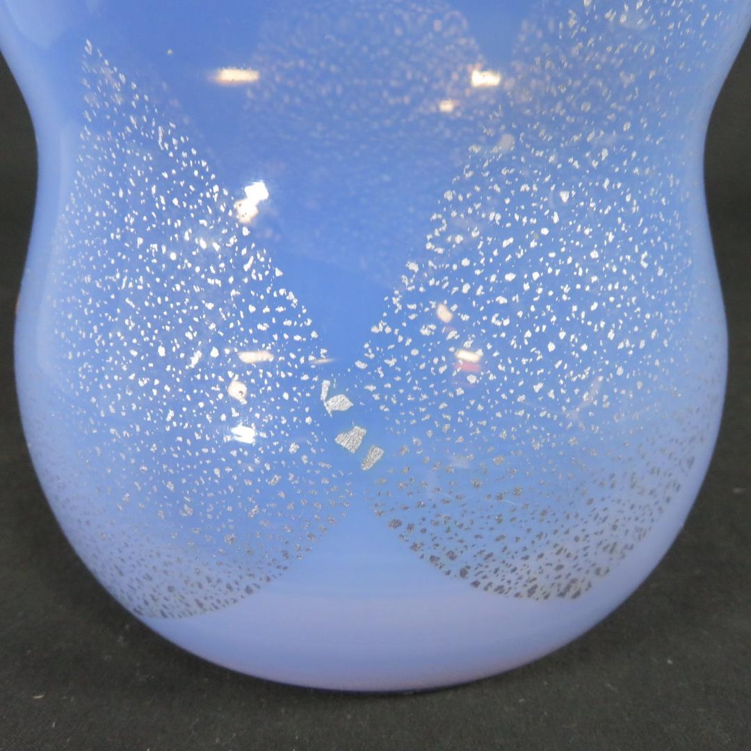 水指 水差 ガラス 茶道具 茶の湯 涼しげ ブルー さわやか