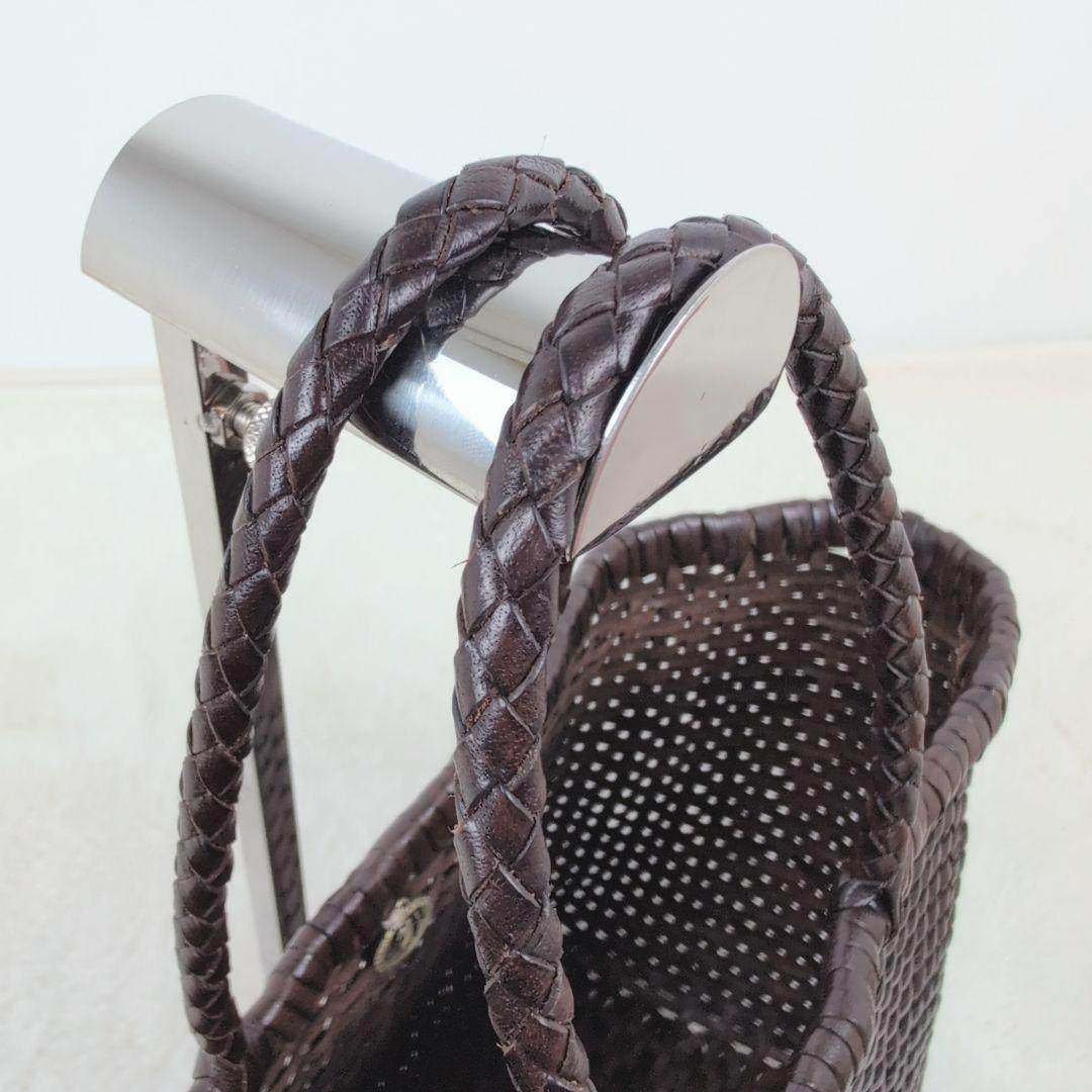 極美品✨ドラゴンディフュージョン かご トートバッグ バッファローカーフレザー