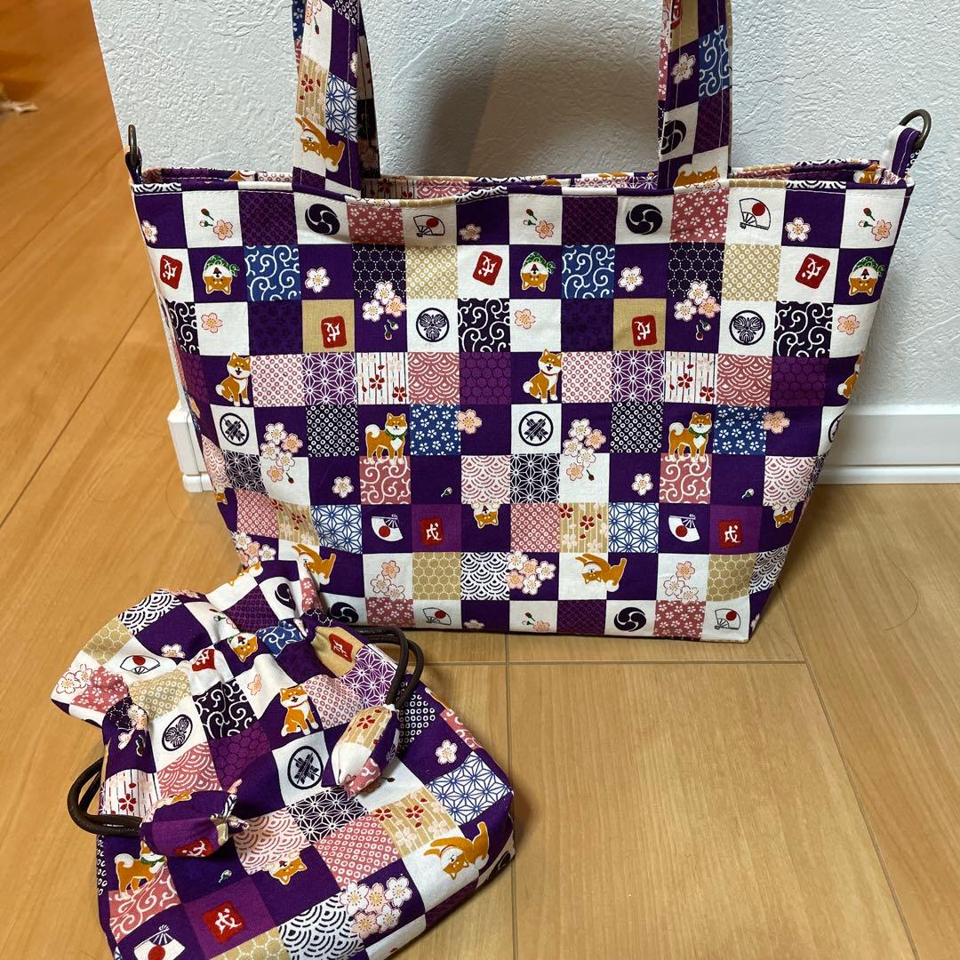 専用　長財布　やりくり財布　ハンドメイド　トートバッグ　巾着袋