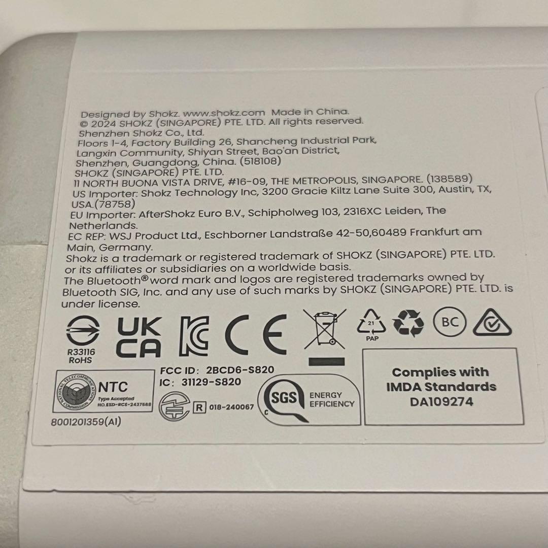 SHOKZ OPENRUN PRO2 ブラック