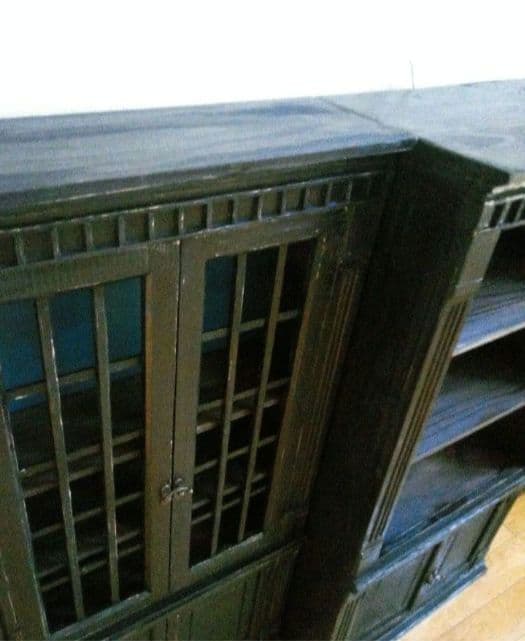 クルトン　アンティーク調本棚