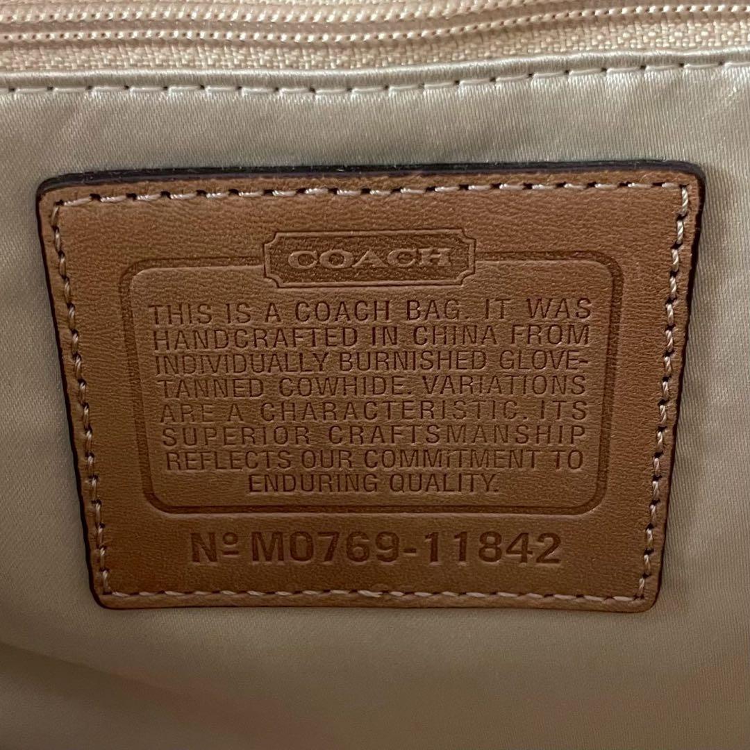 【極美品✨】COACH ソーホー ワンショルダーバッグ キャメル 11842