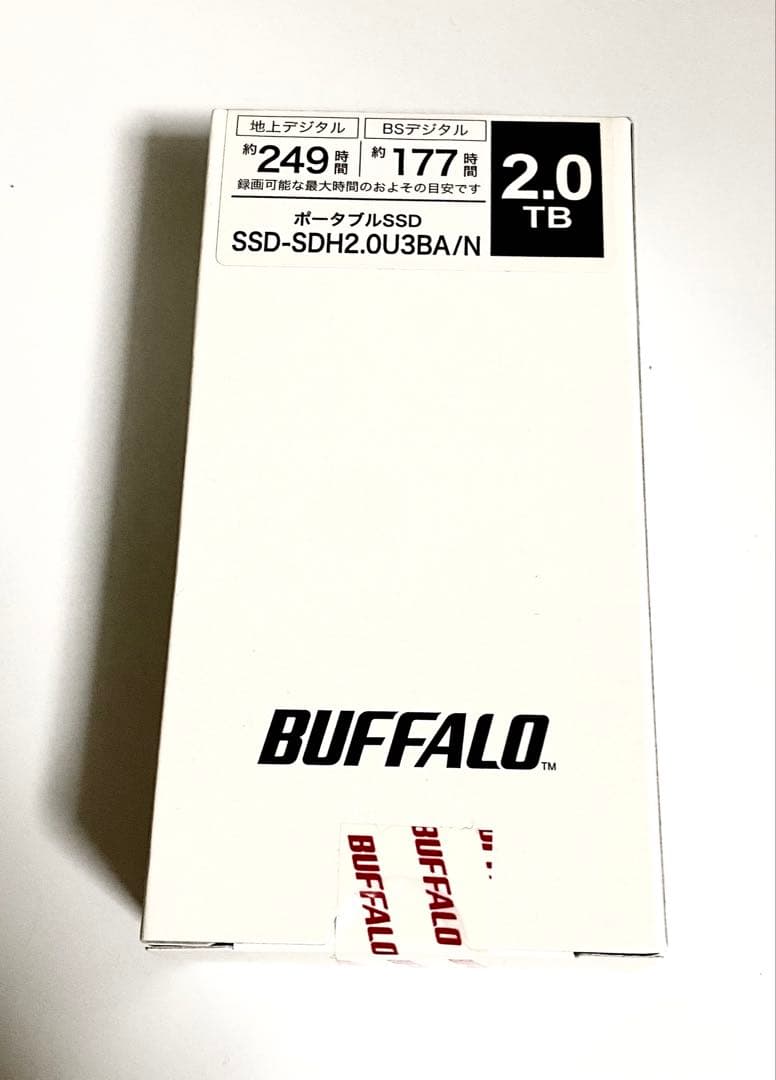 【新品未開封】BUFFALO 2TB 外付けSSD USB Type-C