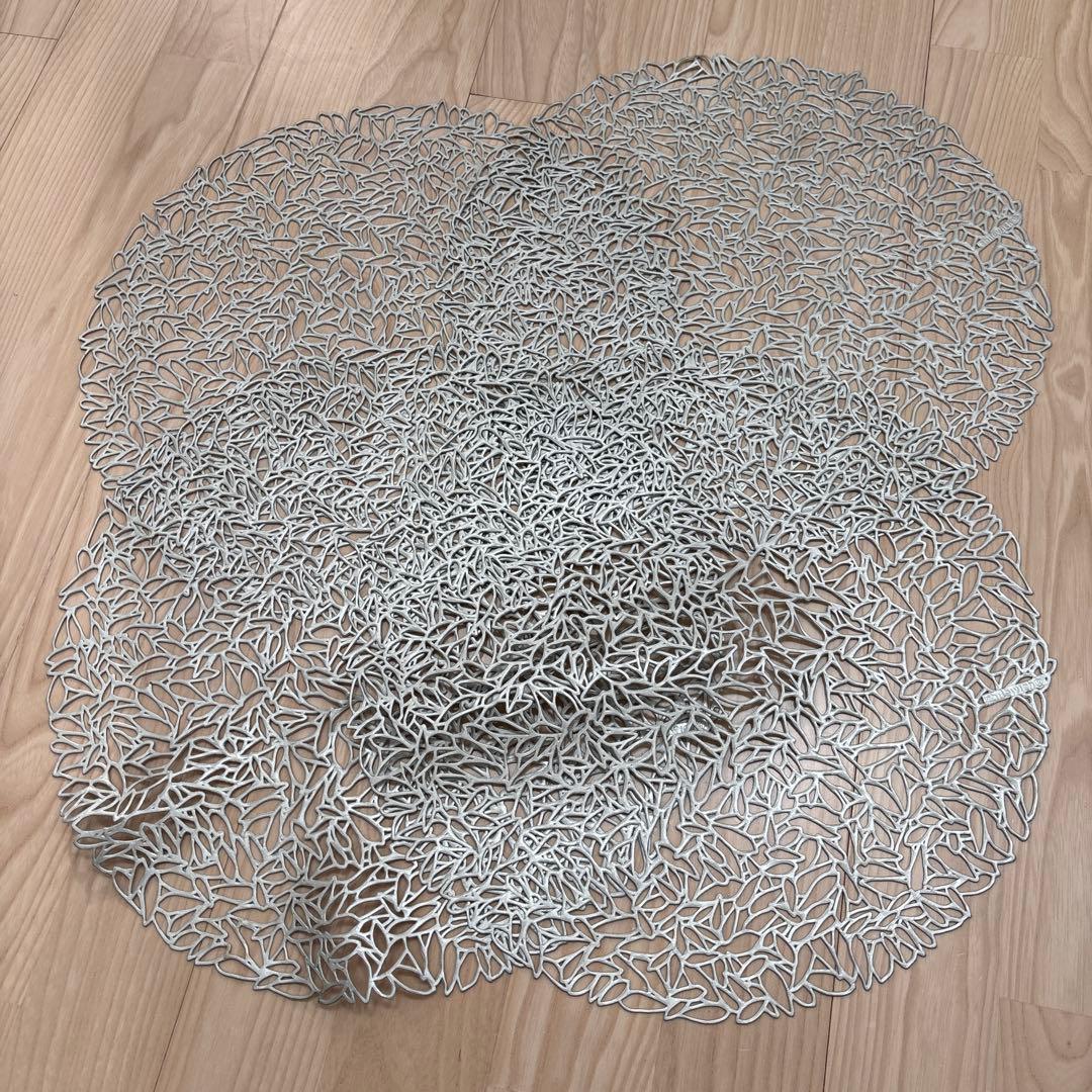 チルウィッチ　ランチョンマット　ペタル　グレイシャー　4枚