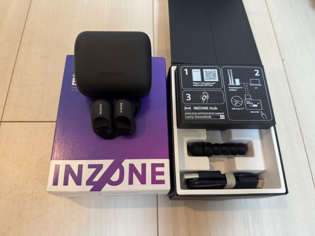 INZONE ワイヤレスイヤホン ブラック