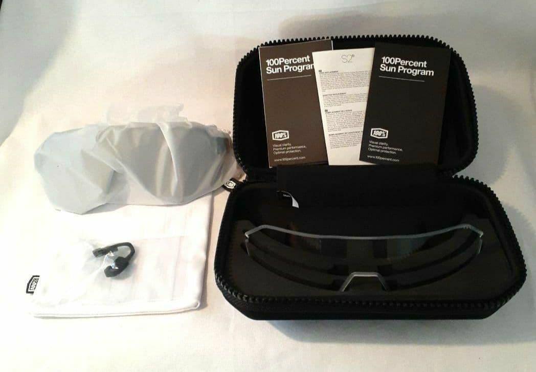 最新モデル 100% S2 グロスブラック ハバナ ワンハンドレッド サングラス