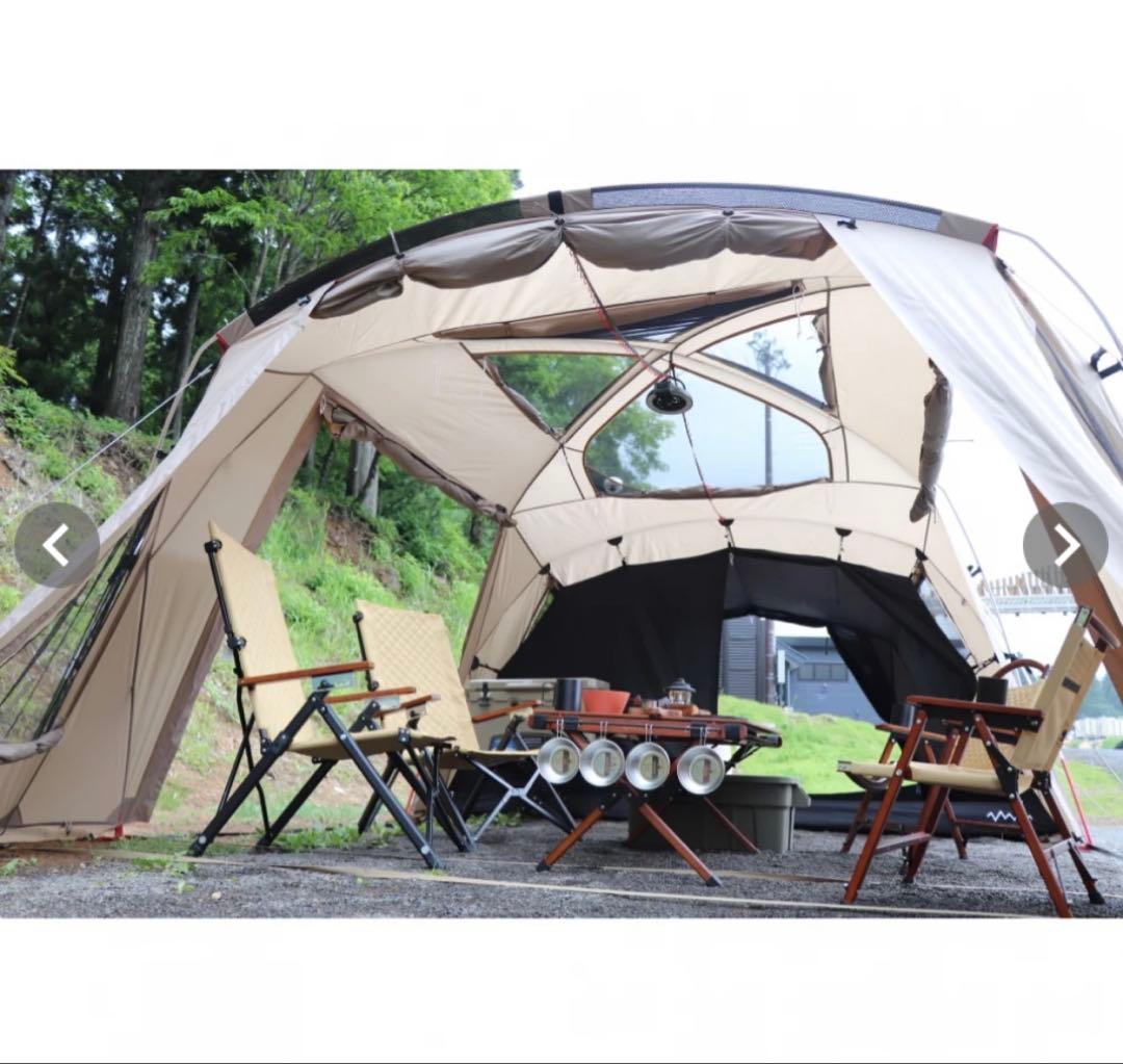 アルペンアウトドアーズ 2ルームテント AOD-3 キャンプ ドームテント4人用