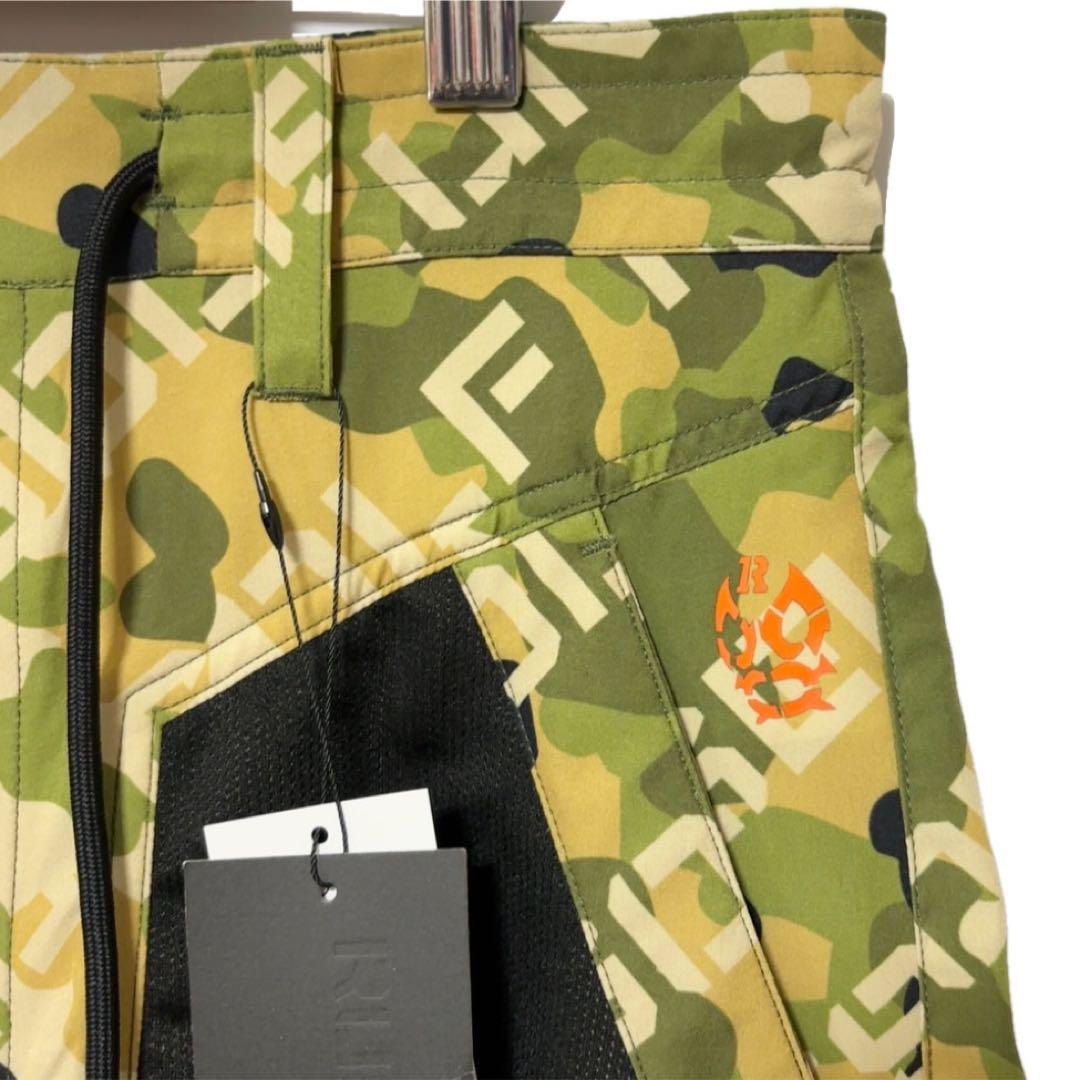 新品 ラッセルノ ゴルフ メッシュ ポケット ショーツ カーキ カモ XL 6