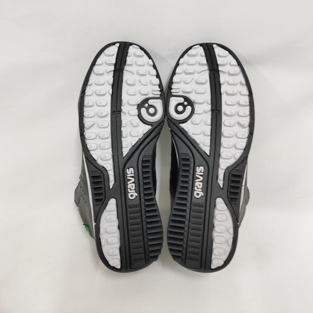 ○★新品 未使用 グラビスミッドカットダイアル ゴルフシューズ ブラック23cm