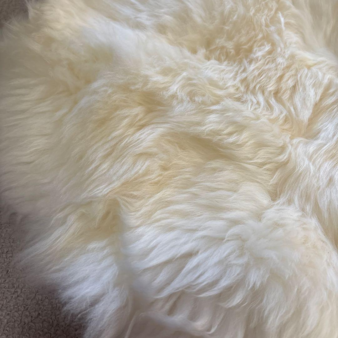新品★WINDWARD★天然ムートン★ラグ★ラムスキン★ニュージーランド製★羊