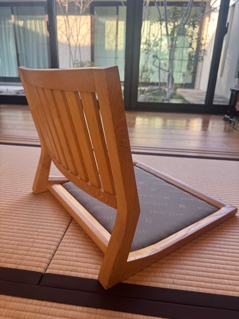 『ふくさん専用』WISE WISE 無垢材AKI座椅子2脚セット