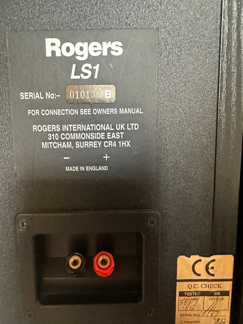 Rogers LS1 ペア　イギリス製