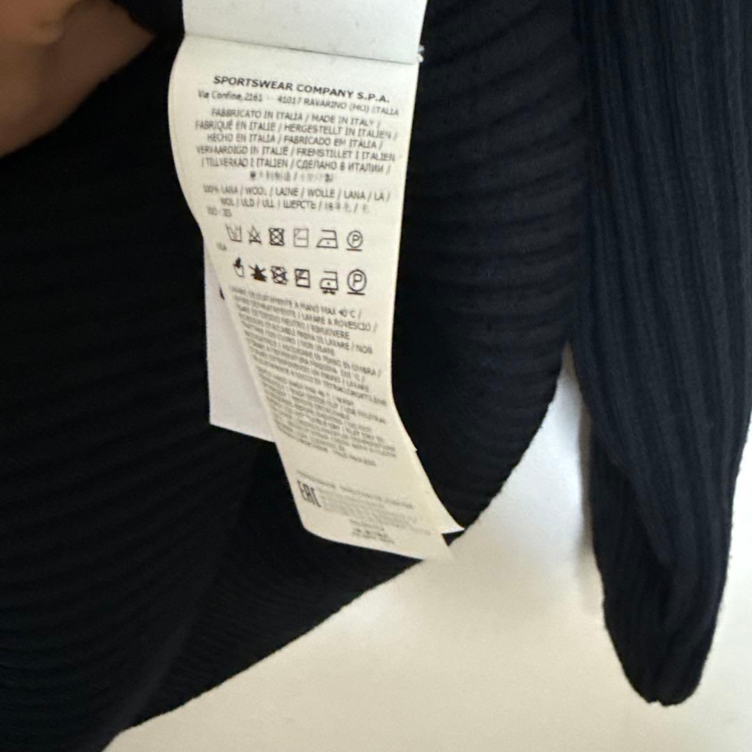 【ほぼ新品】STONE  ストーンアイランド クルーネックリブニット