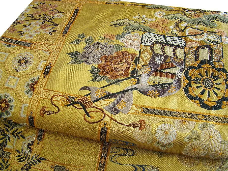 金彩加工染 色留・訪問着＆袋帯・帯〆・帯揚げセット（正絹）仕立上り＜D656＞