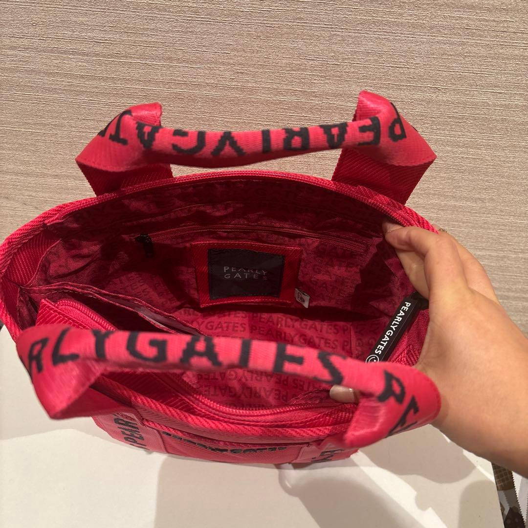 【美品】ゴルフカートバッグ　ピンク PEARLY GATES