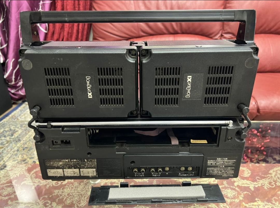 希少東芝ボムビート ラジカセ RT-8700S メンテナンス済み動作品説明書付き