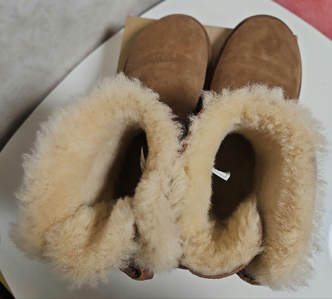 UGG Australia ブラウン ムートンブーツ ベイリーボウ コーデュロイ