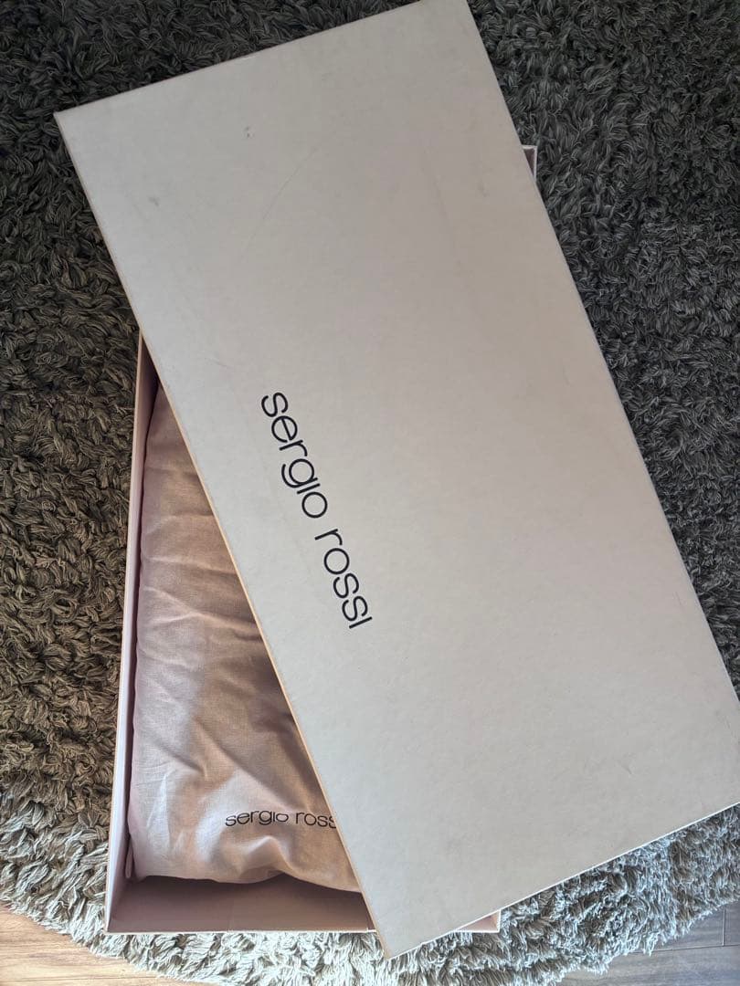 Sergio Rossi ブラック ニーハイブーツ