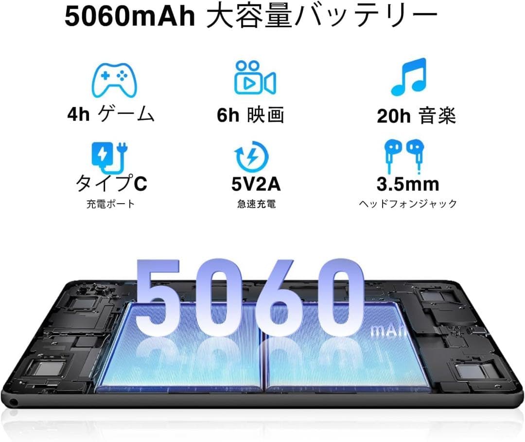 DOOGEE U10 アンドロイド15 タブレット 10インチ　wi-fiモデル