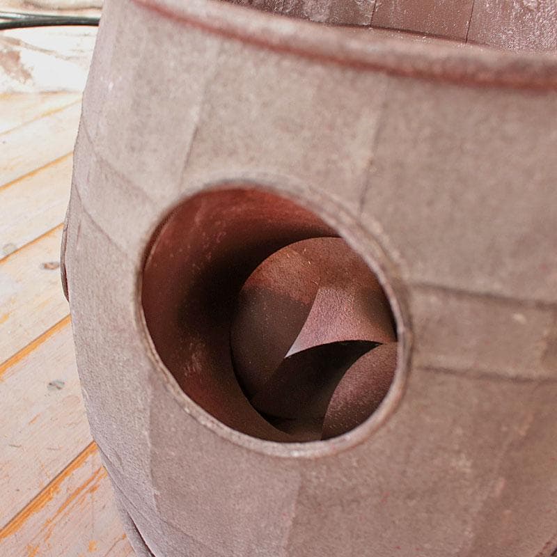 ラスティバレルポット 4ポケット アイアン プランター 399-1837