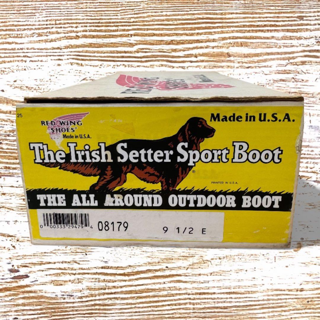 RED WING 8179 アイリッシュセッター 黒 US9.5E(27.5㎝)