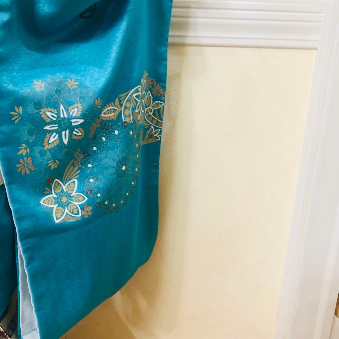 七五三　男の子‼️人気水色⭐︎兜金彩箔煌びやか極めてる⭐︎完全フルセット⭐︎袴金蘭未使用