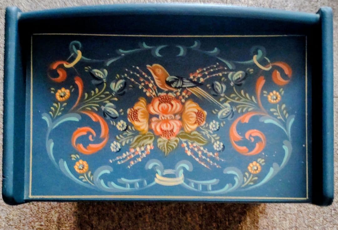 ト一ルペイント3段木製小物収納ボックス