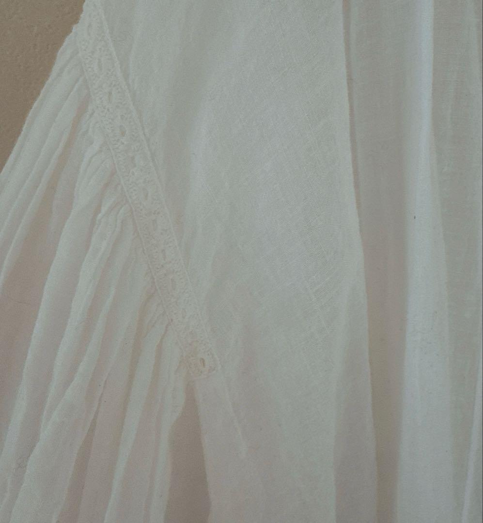 45R 2025ss コットン100% チュニックブラウス