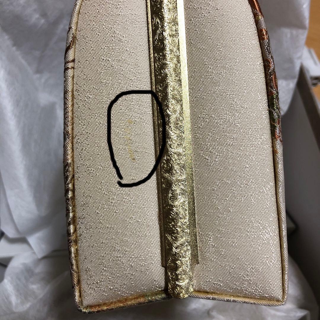 紗織　草履バッグセットゴールド　Mサイズ