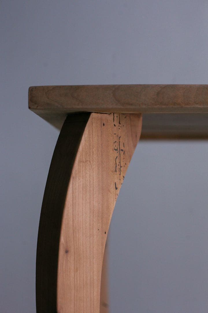 フランス　サイドテーブル　ダイニングテーブル　　無垢材　ブロカント　古家具