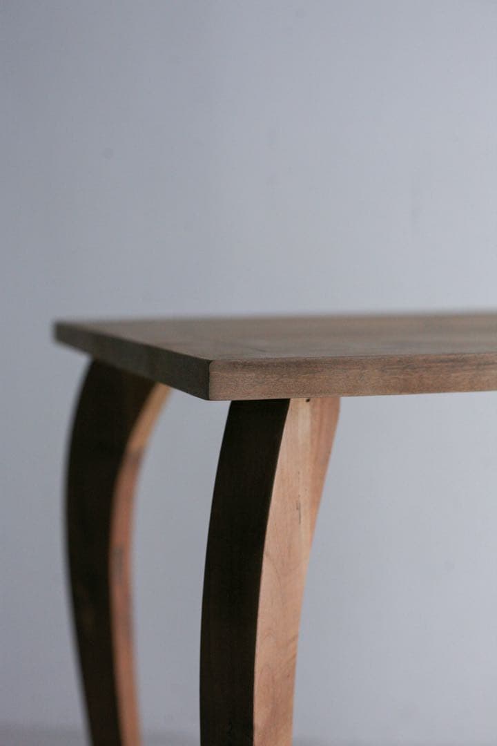 フランス　サイドテーブル　ダイニングテーブル　　無垢材　ブロカント　古家具